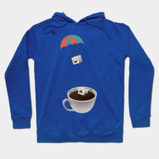 Sugar Cubes Jumping in a Cup of Coffee Hoodie